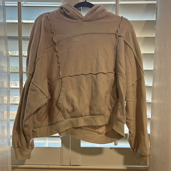 aerie Tops - Patchwork hoodie